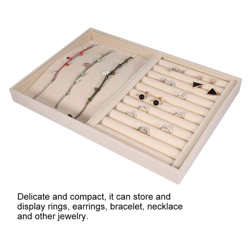 woobles Jewelery Case Jewelery Showcase Tray For Jewelry Earrings Storage Necklace Jewelry Jewelry Box Organizer[3#] - Image 2